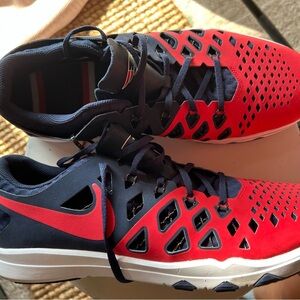 Nike Mens Train Speed 4 AMP NFL NE Patriots Shoes 13 Red Blue
